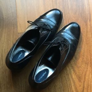 Brand new leather shoes